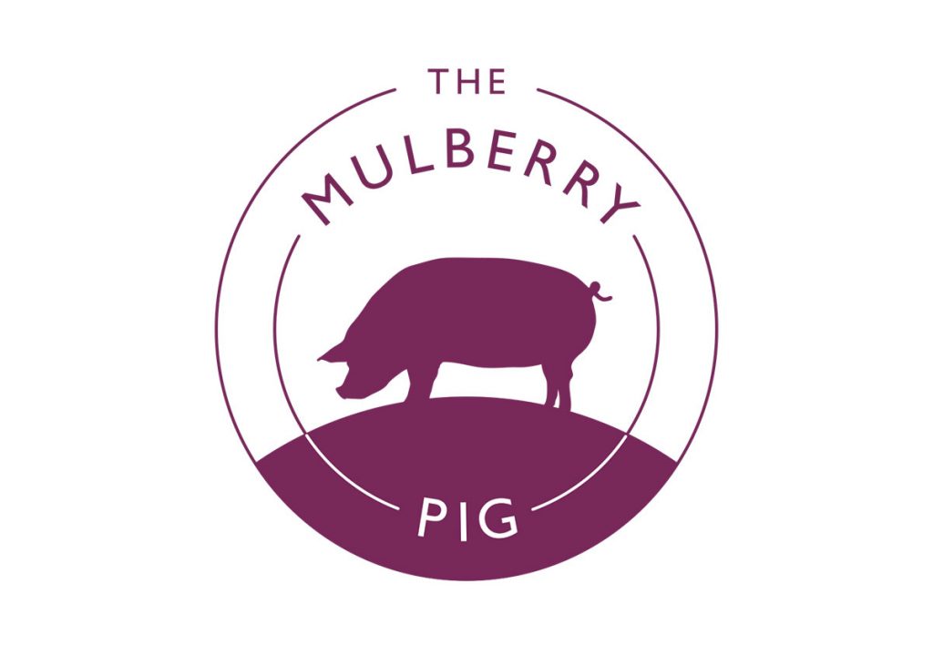The Mulberry Pig logo design